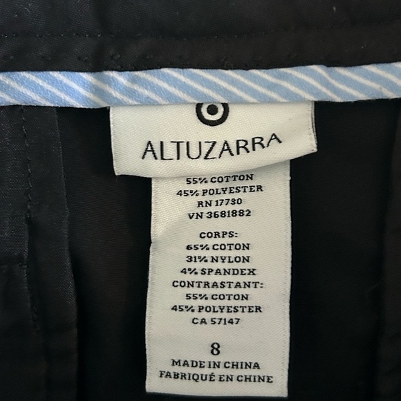 Altuzarra Black Slim Fit Ankle Tuxedo Pants Size 8 - Picture 3 of 6